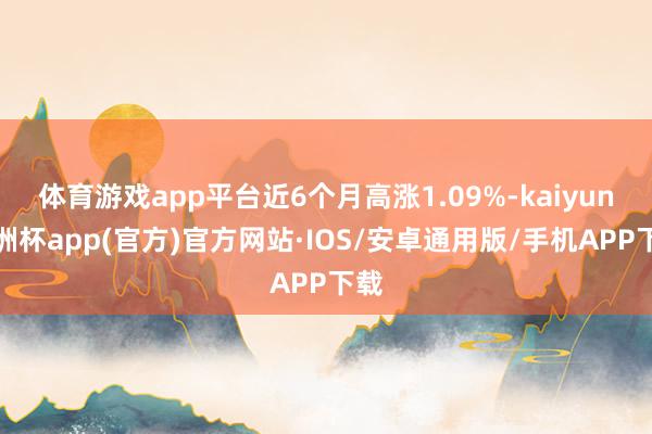 体育游戏app平台近6个月高涨1.09%-kaiyun欧洲杯app(官方)官方网站·IOS/安卓通用版/手机APP下载