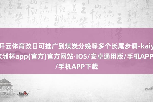 开云体育改日可推广到煤炭分娩等多个长尾步调-kaiyun欧洲杯app(官方)官方网站·IOS/安卓通用版/手机APP下载