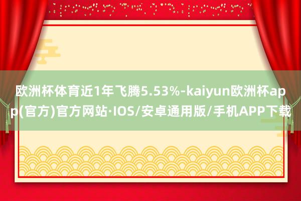 欧洲杯体育近1年飞腾5.53%-kaiyun欧洲杯app(官方)官方网站·IOS/安卓通用版/手机APP下载