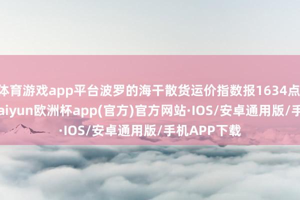 体育游戏app平台波罗的海干散货运价指数报1634点 涨4.88%-kaiyun欧洲杯app(官方)官方网站·IOS/安卓通用版/手机APP下载